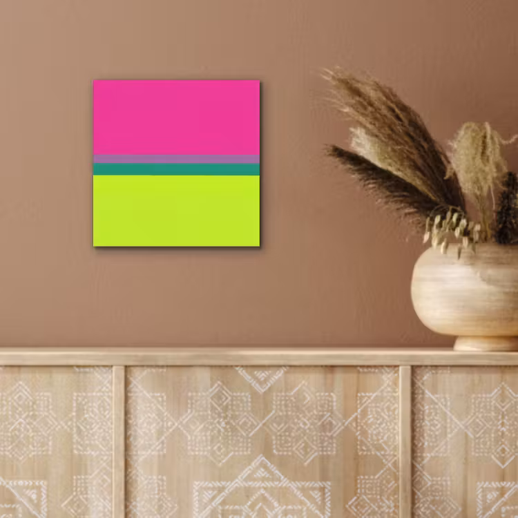 Alu-Dibond-Bild - Streifen - Modern - Farbenfroh — 5