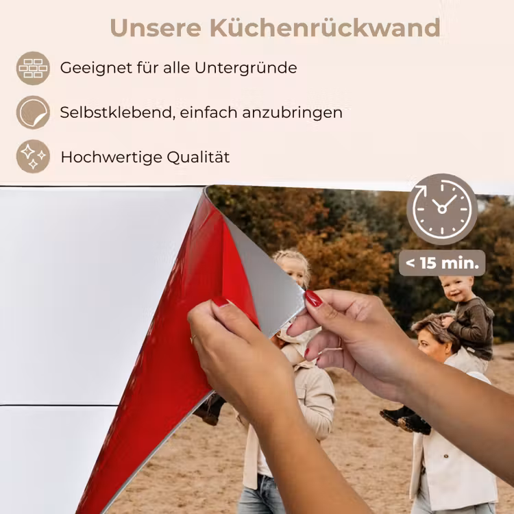 Küchenrückwand mit eigenem Foto — 4