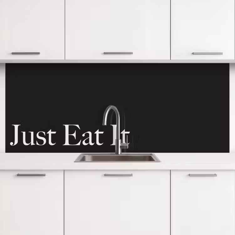 Personalisierbare Küchenrückwand - Essen Sie es einfach — 4
