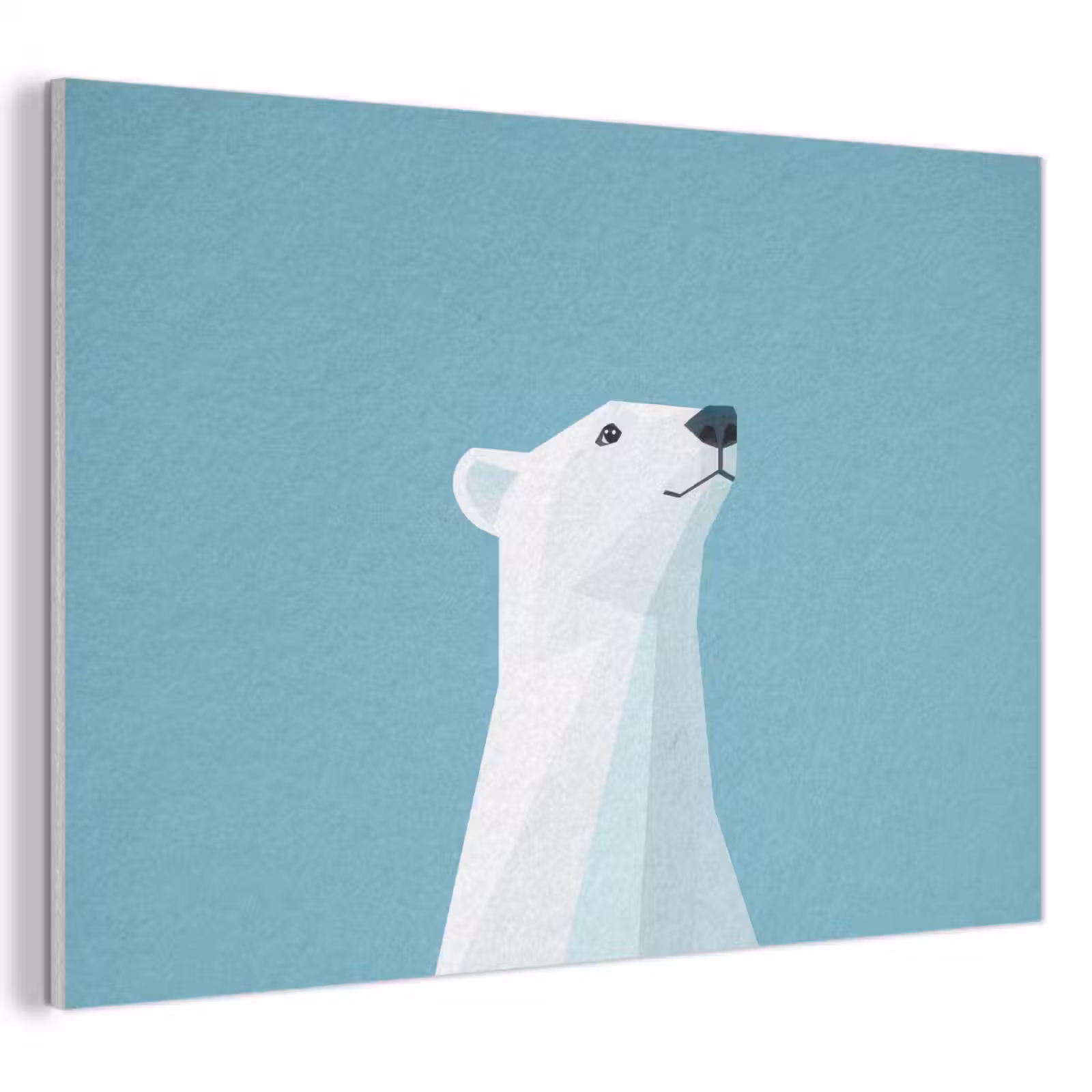Akustikbild - Eisbär - Hellblau - Minimalistisch — 1