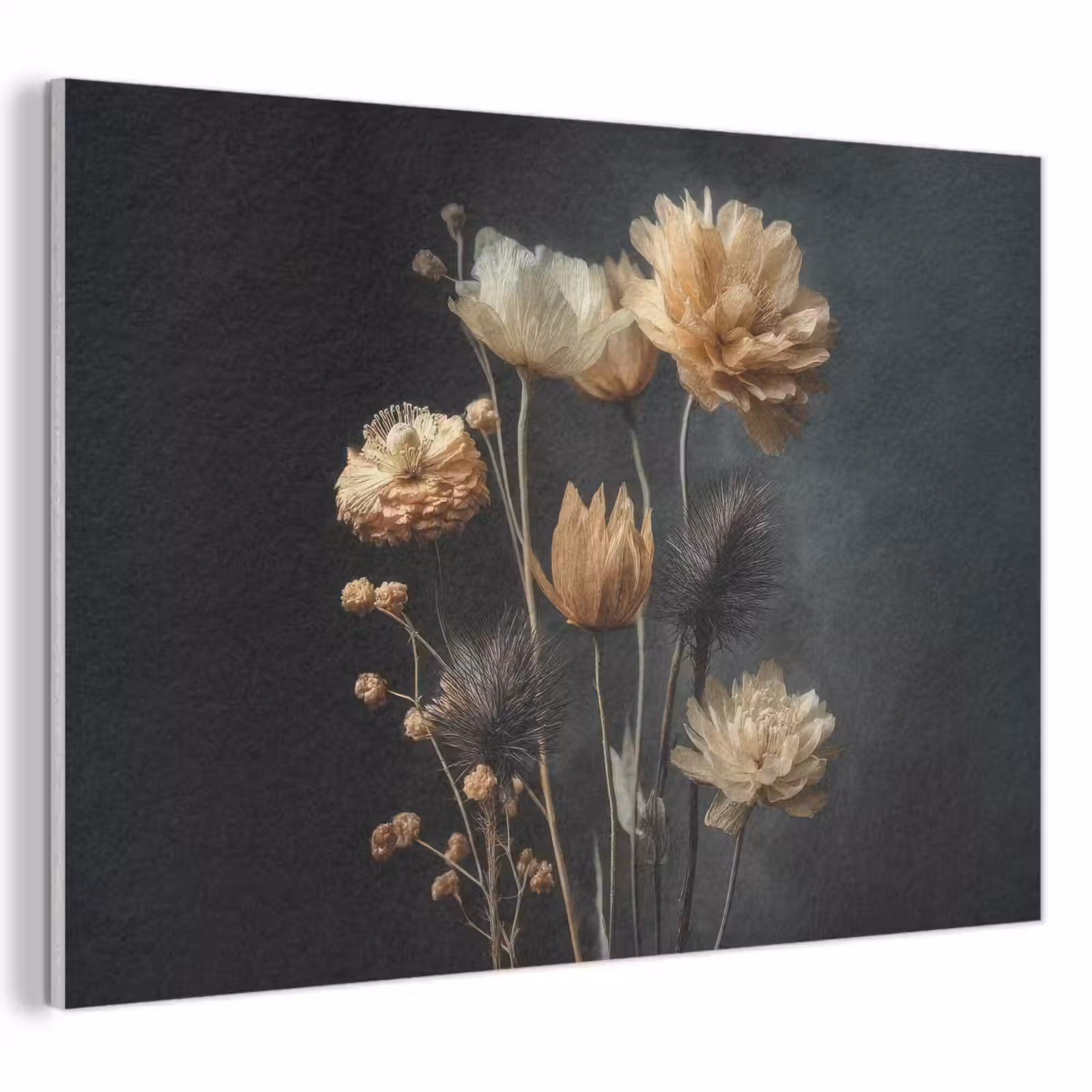 Akustikbild - Blumenstrauß - Blumen - Licht - Schwarz — 1