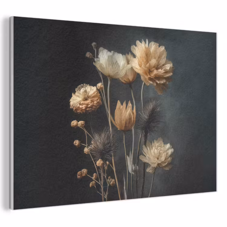 Akustikbild - Blumenstrauß - Blumen - Licht - Schwarz — 1