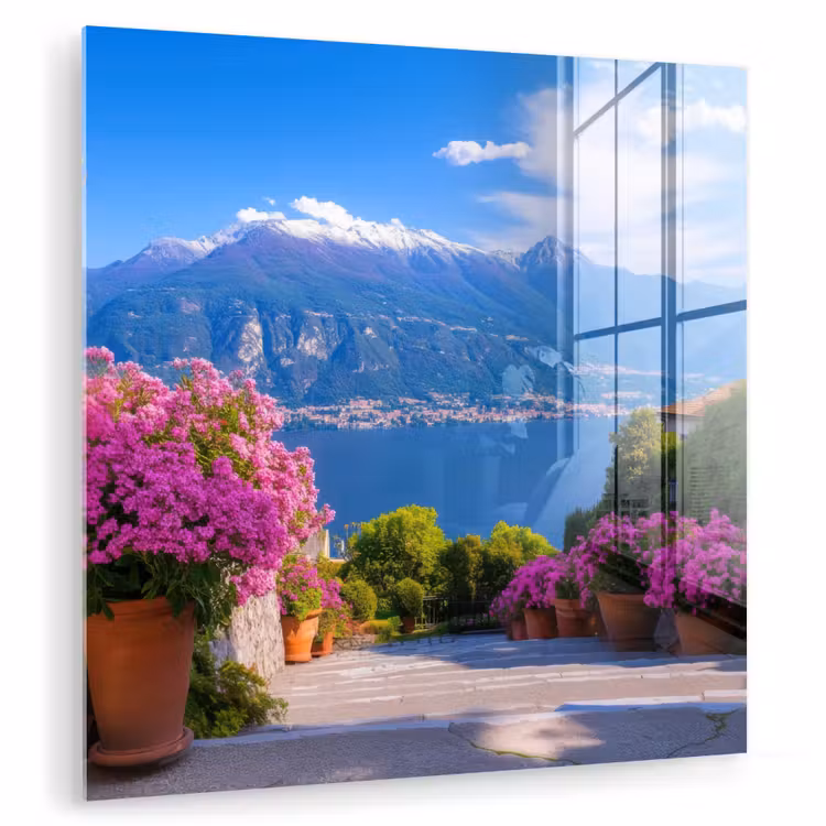 Glasbild - Comer See - Italien - Landschaft — 1