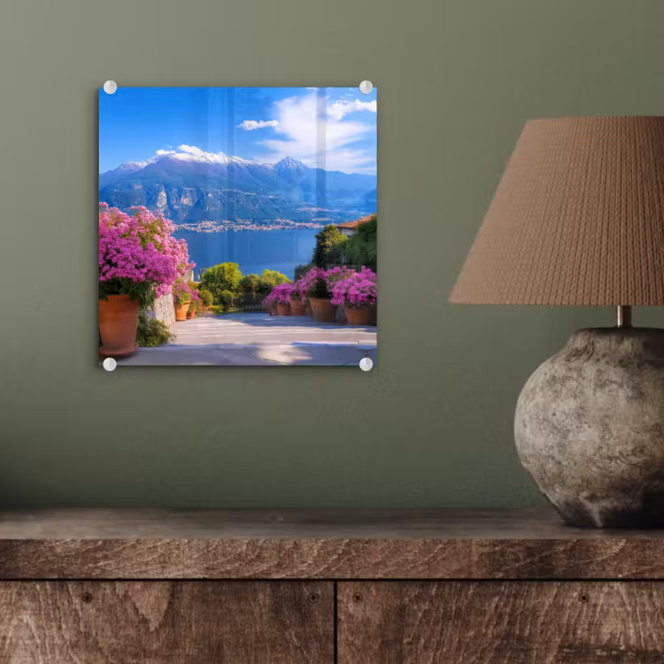Glasbild - Comer See - Italien - Landschaft — 4