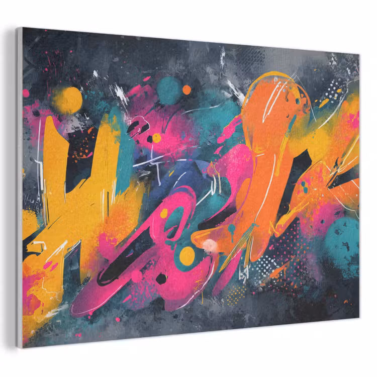 Akustikbild - Abstrakt - Graffiti - Farbenfroh - Farbspritzer — 1