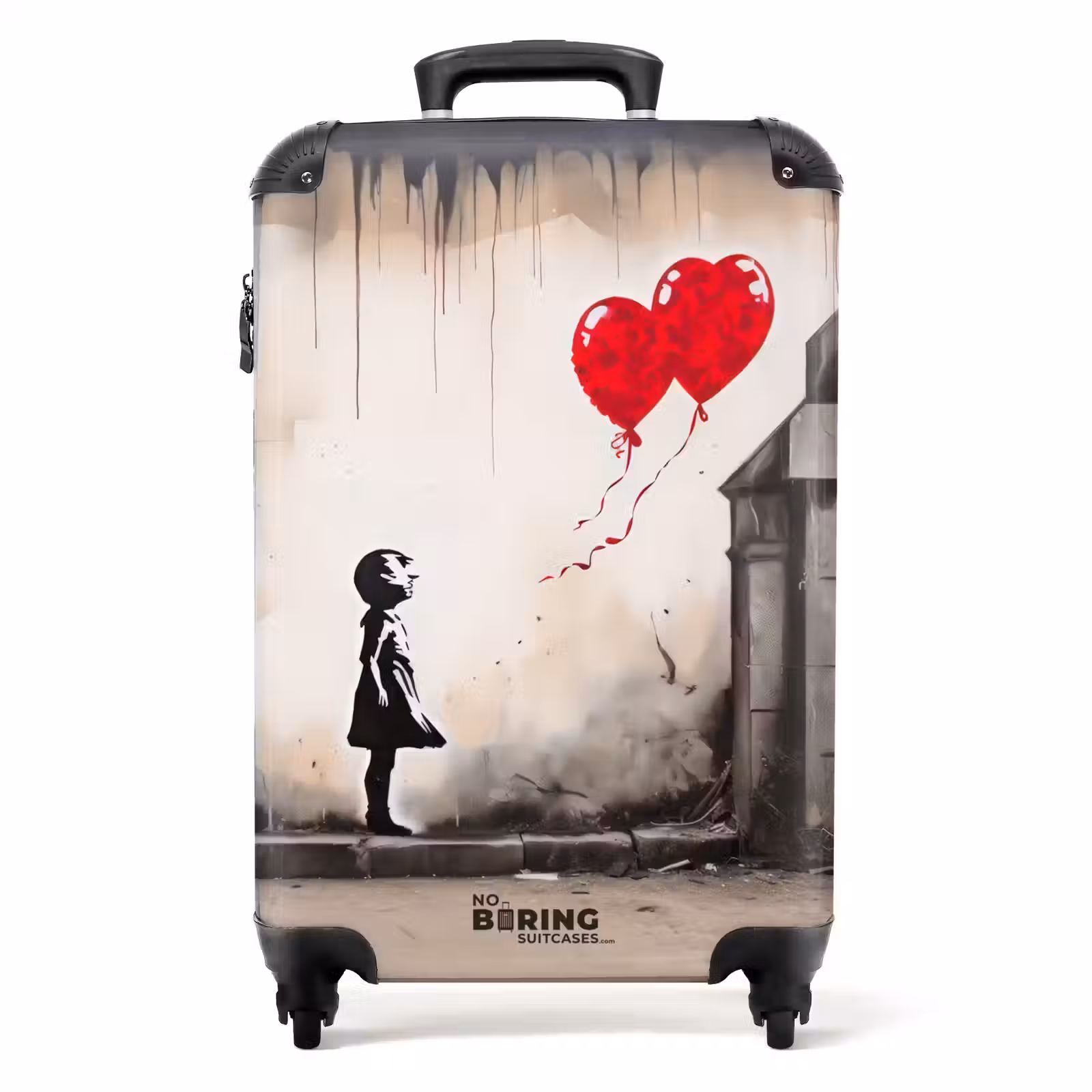Koffer - Mädchen mit Luftballons — 1