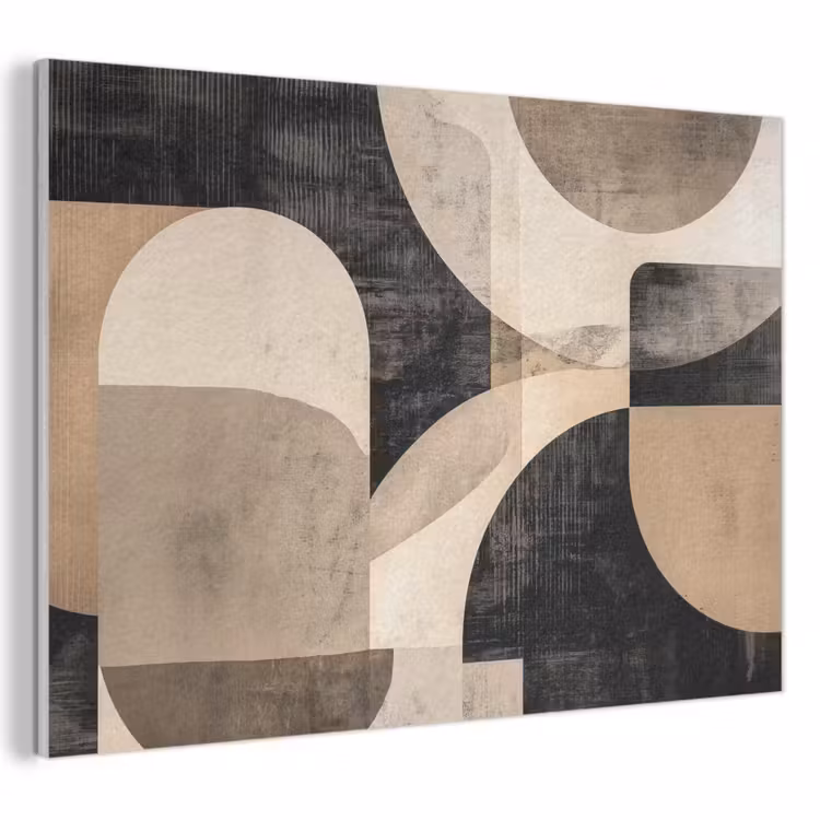 Akustikbild - Abstrakt - Formen - Modern - Beige — 1