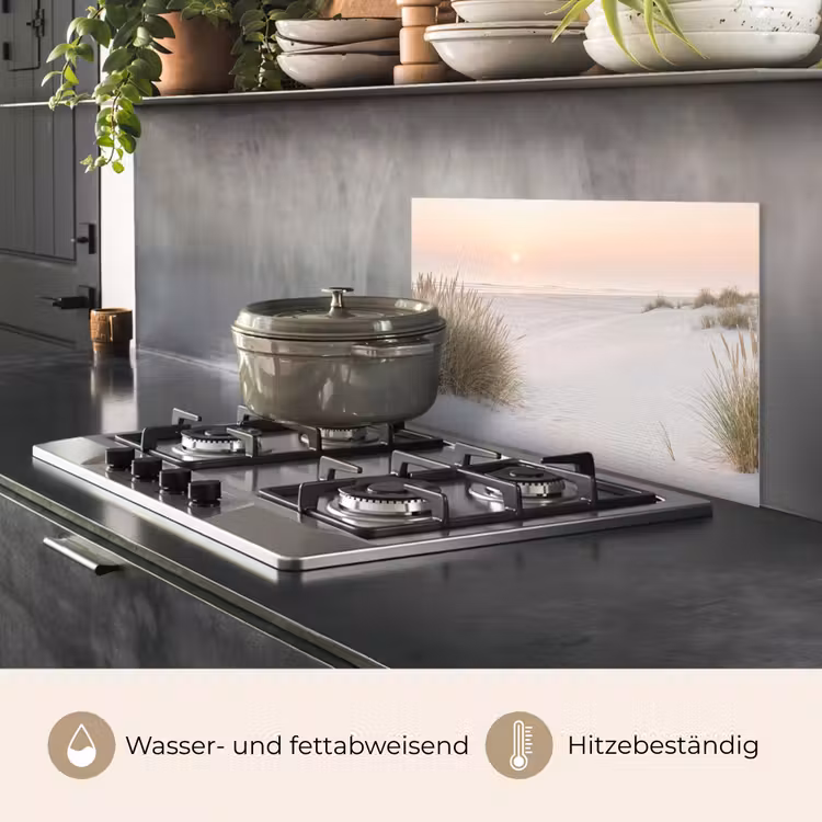 Spritzschutz Küche - Horizont - Dünenlandschaft - Sand — 3