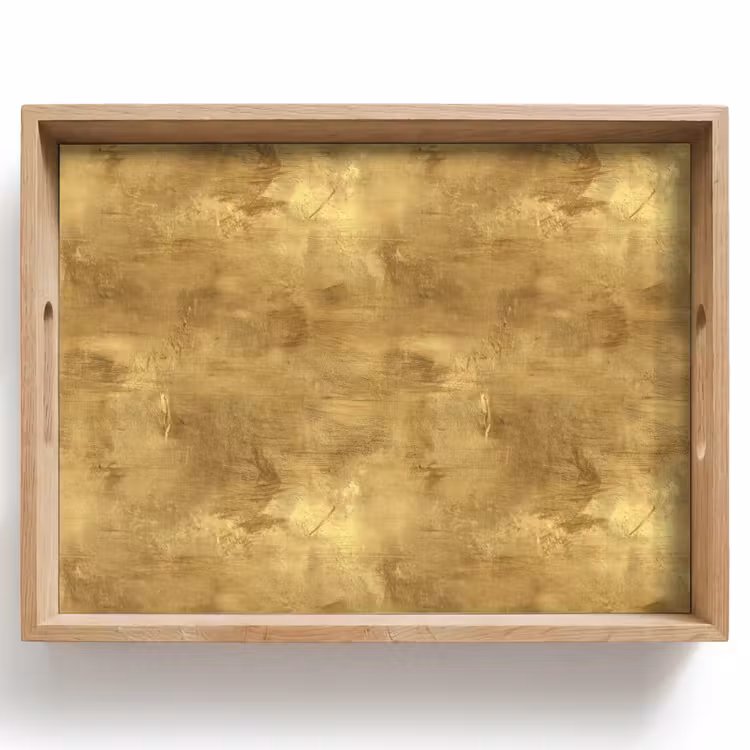 Tablett - Industriell - Textur - Gold — 1
