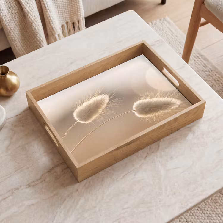 Tablett - Dunstschwanzgras - Grannenhaare - Sonnenlicht — 2