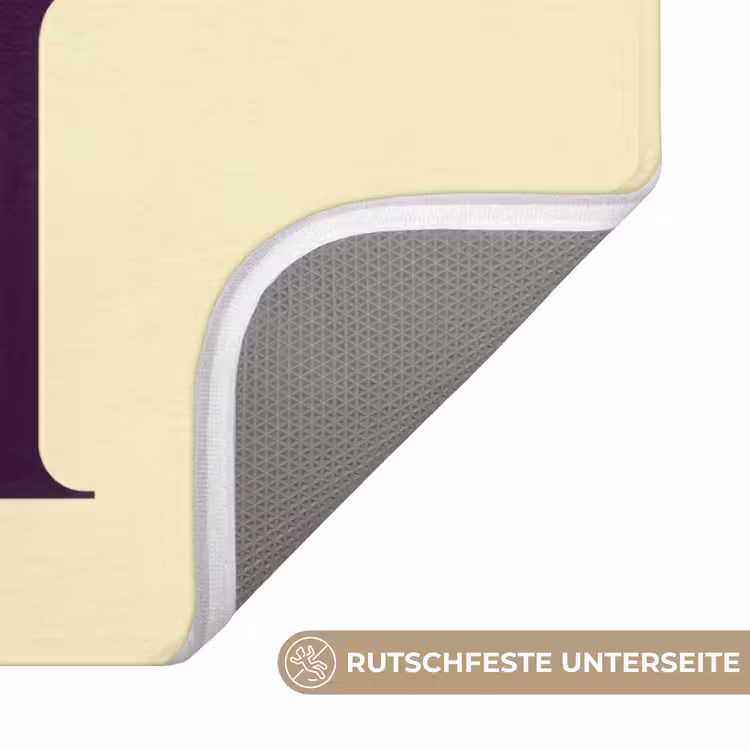 Badematte - Oh hallo - Gelb - Monogramm — 3