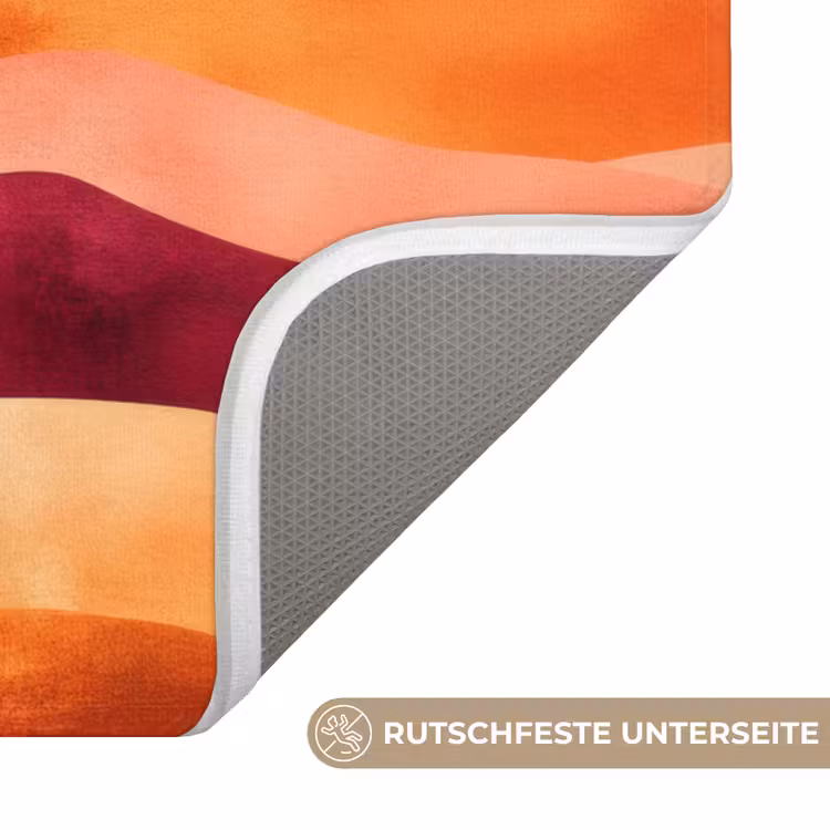 Badematte - Abstrakt - Landschaft - Wellen — 3