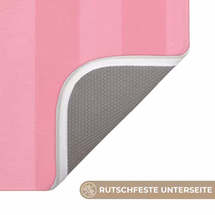 Badematte - Rosa - Gestreift - Belle — 3