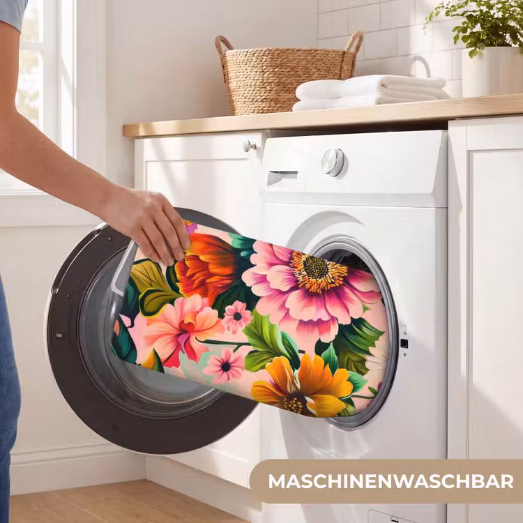 Badematte - Blumen - Bunt - Rosa — 7