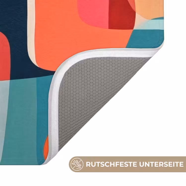 Badematte - Formen - Bunt - Abstrakt - Flugzeuge — 3