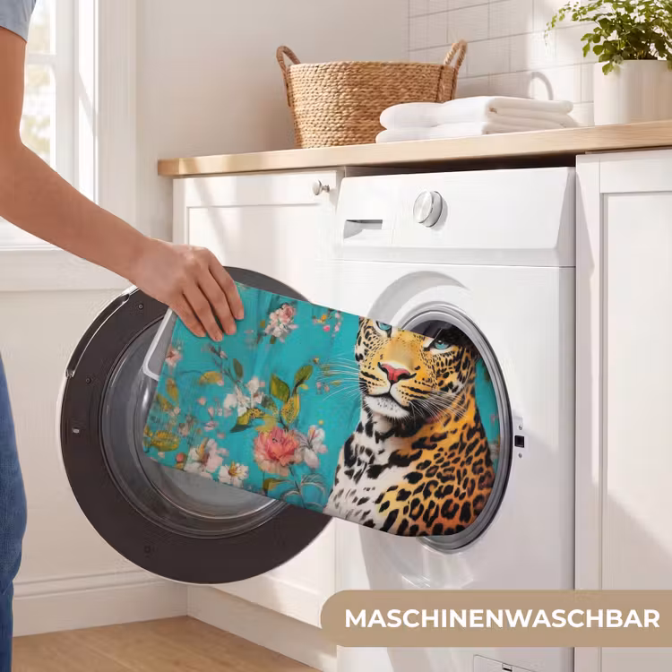 Badematte - Leopard - Blumen - Krone — 7