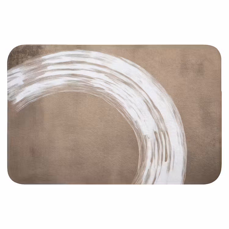 Badematte - Farbe - Braun - Japandi — 1