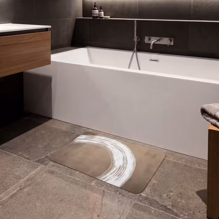 Badematte - Farbe - Braun - Japandi — 4