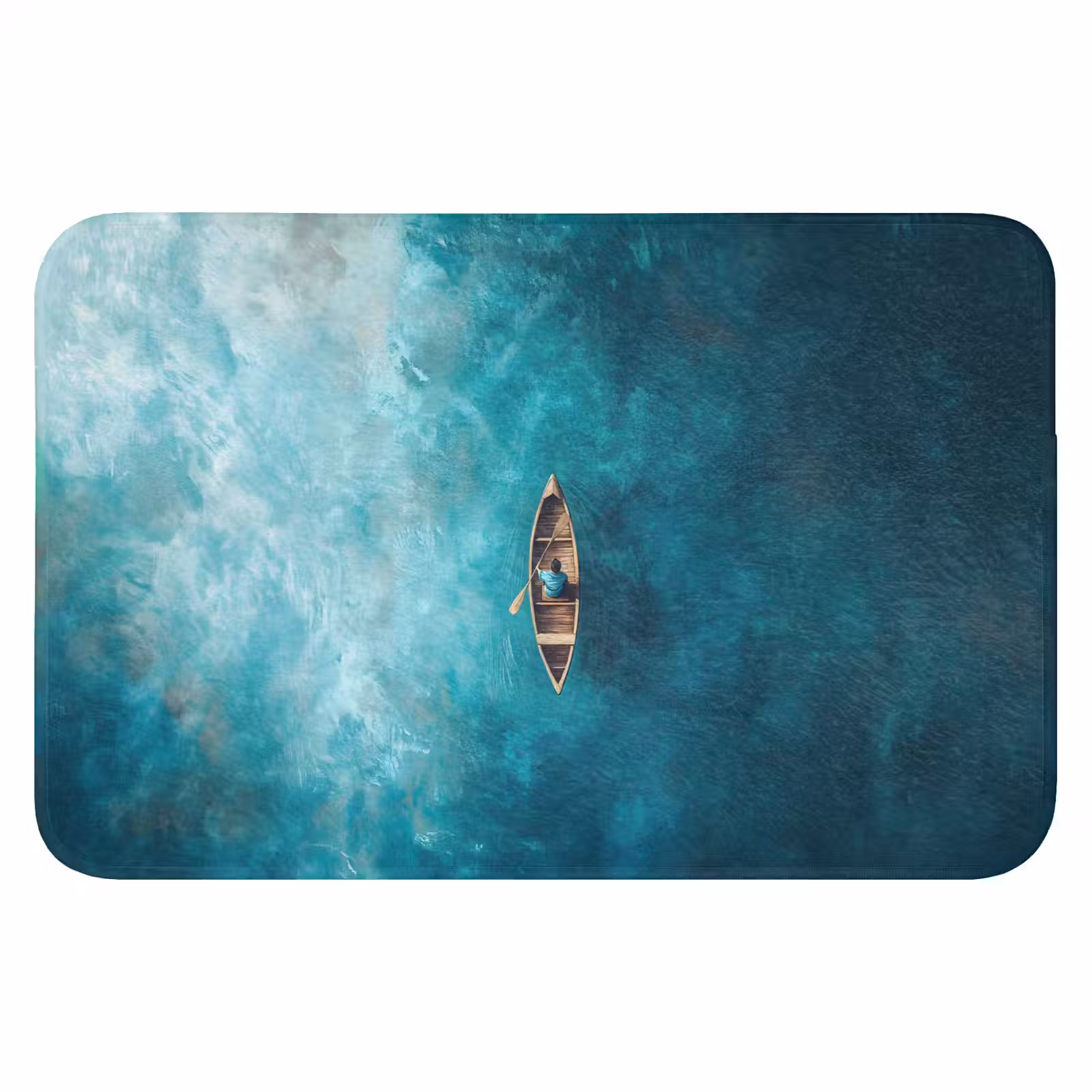 Badematte - Boot - Wasser - Blau — 1