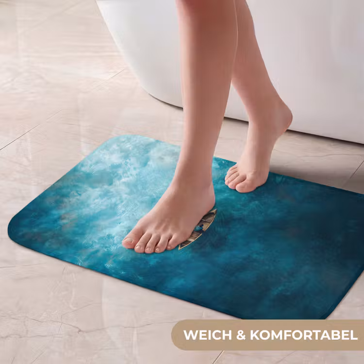 Badematte - Boot - Wasser - Blau — 5