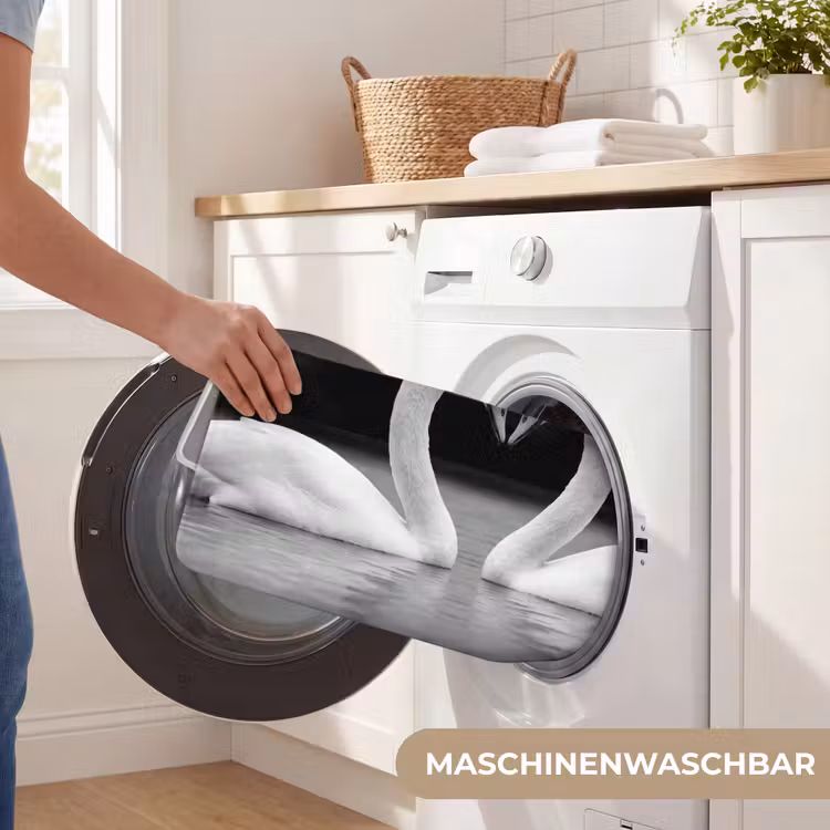 Badematte - Schwäne - Herz - Schwarz - Weiß — 7