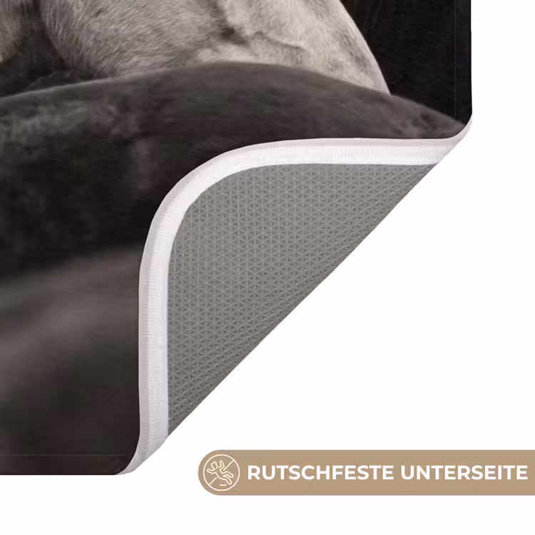 Badematte - Pferde - Schwarz - Weiß - Herde — 3