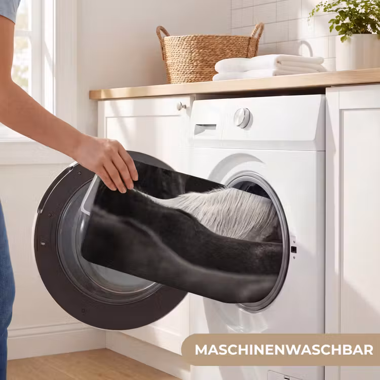 Badematte - Pferde - Schwarz - Weiß - Herde — 7