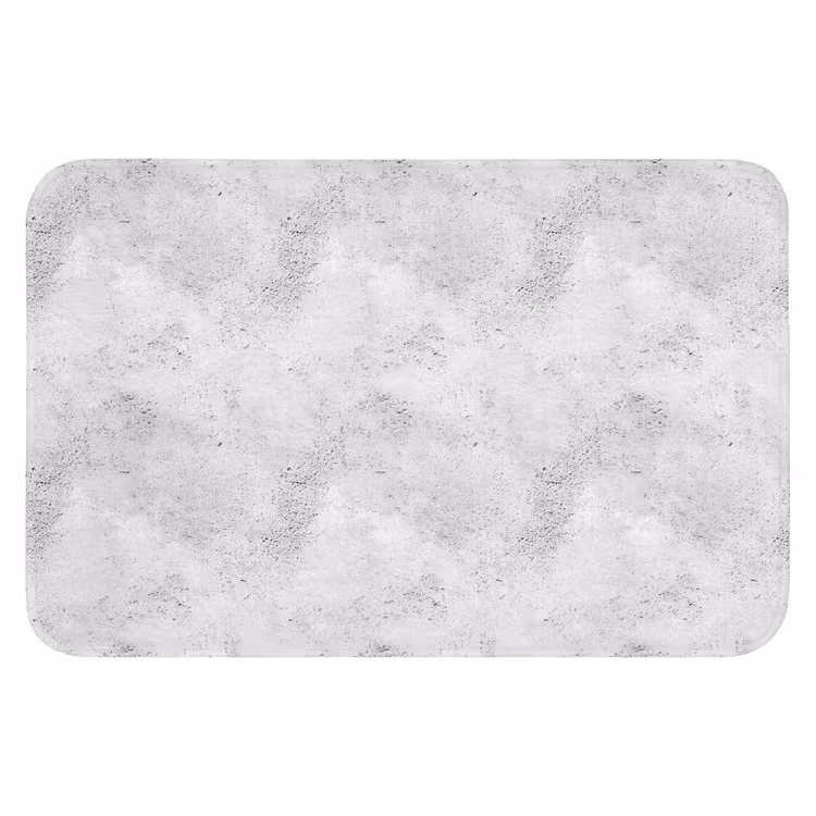 Badematte - Hellgrau - Grob - Dezent — 1