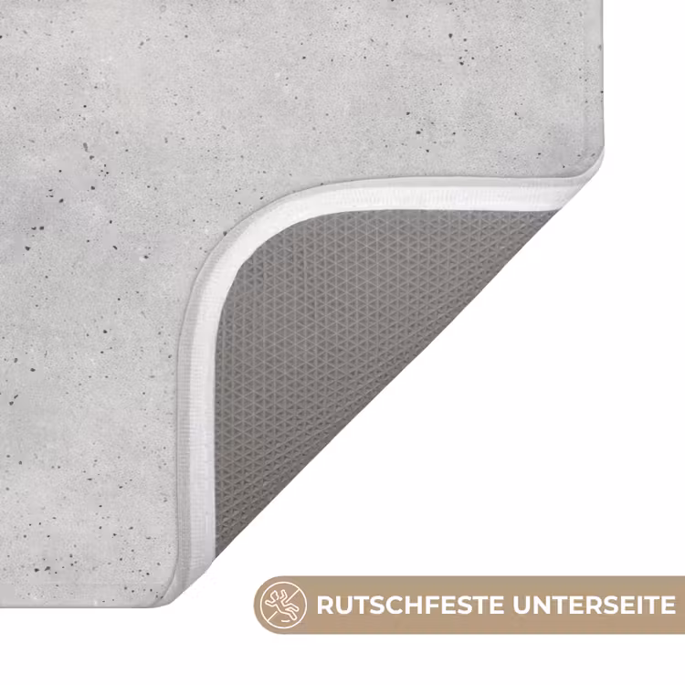 Badematte - Grau - Konkret - Neutral — 3