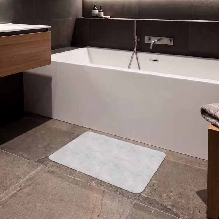 Badematte - Grau - Konkret - Neutral — 4