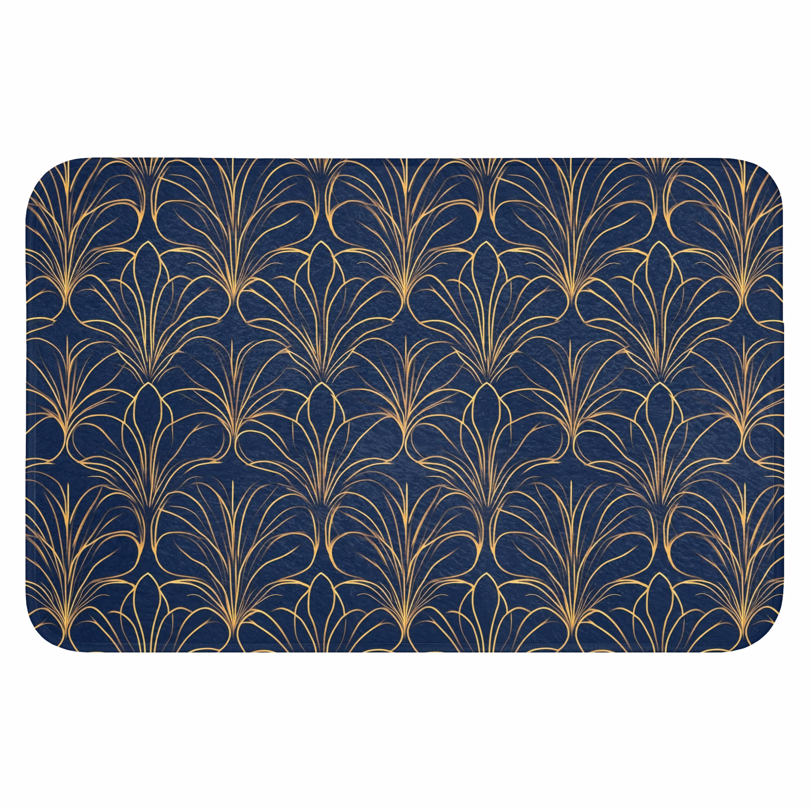 Badematte - Deco - Ventilator - Blau — 1