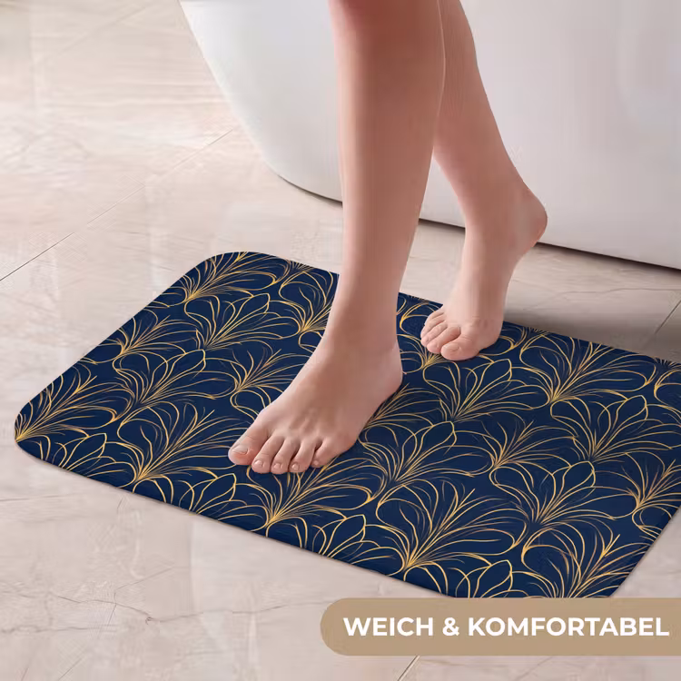 Badematte - Deco - Ventilator - Blau — 5