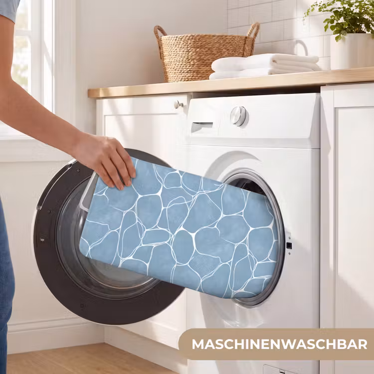 Badematte - Organisch - Muster - Blau — 7