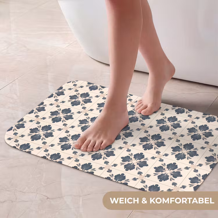 Badematte - Blattform - Klassisch - Farbenfroh — 5