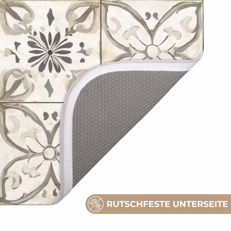 Badematte - Antik - Fliese - Beige — 3