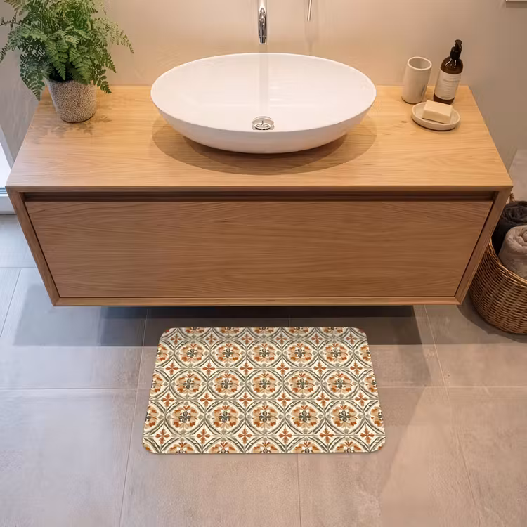 Badematte - Elegant - antik - farbenfroh — 2
