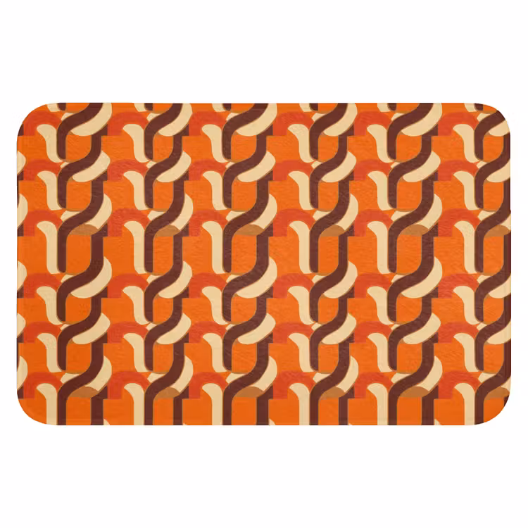 Badematte - Retro - Modern - Farbenfroh — 1