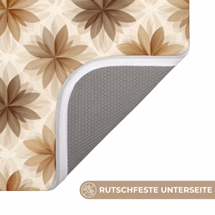 Badematte - Geografisch - Muster - Braun — 3