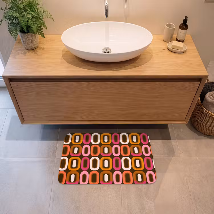 Badematte - Modern - Retro - Farbenfroh — 2