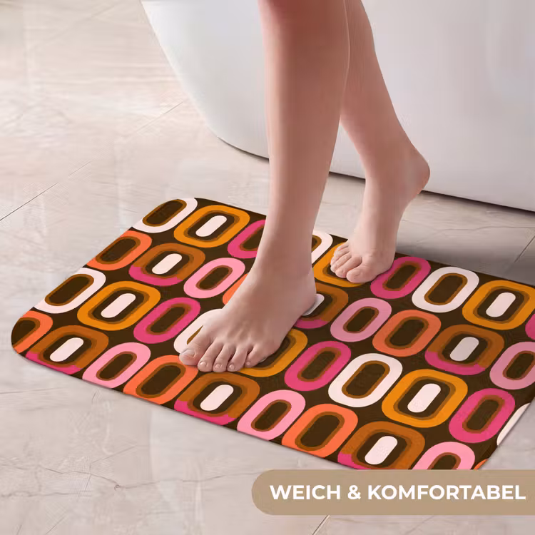 Badematte - Modern - Retro - Farbenfroh — 5