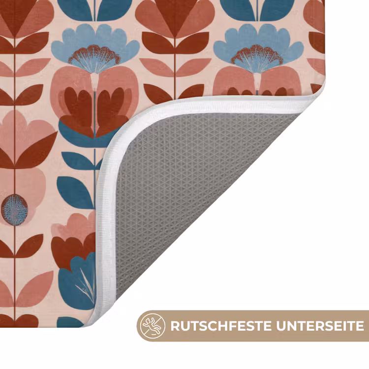 Badematte - Vintage - Motiv - Farbenfroh — 3