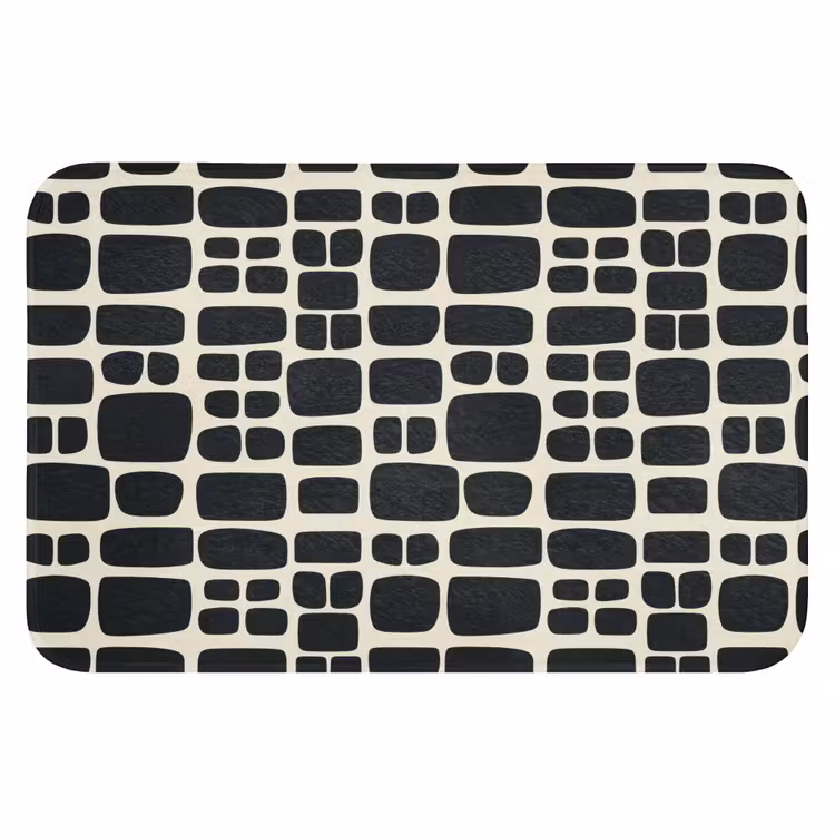 Badematte - Modern - Bio - Schwarz — 1