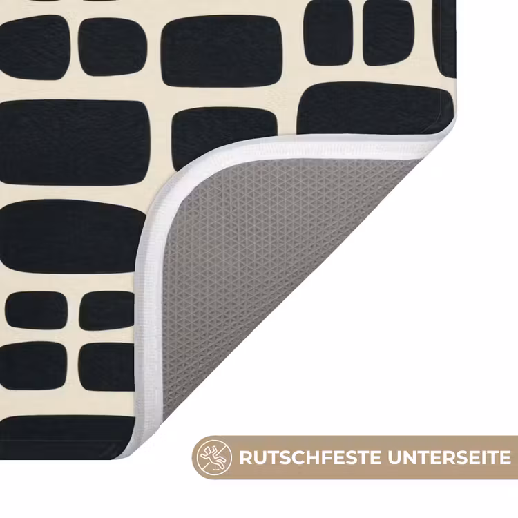Badematte - Modern - Bio - Schwarz — 3