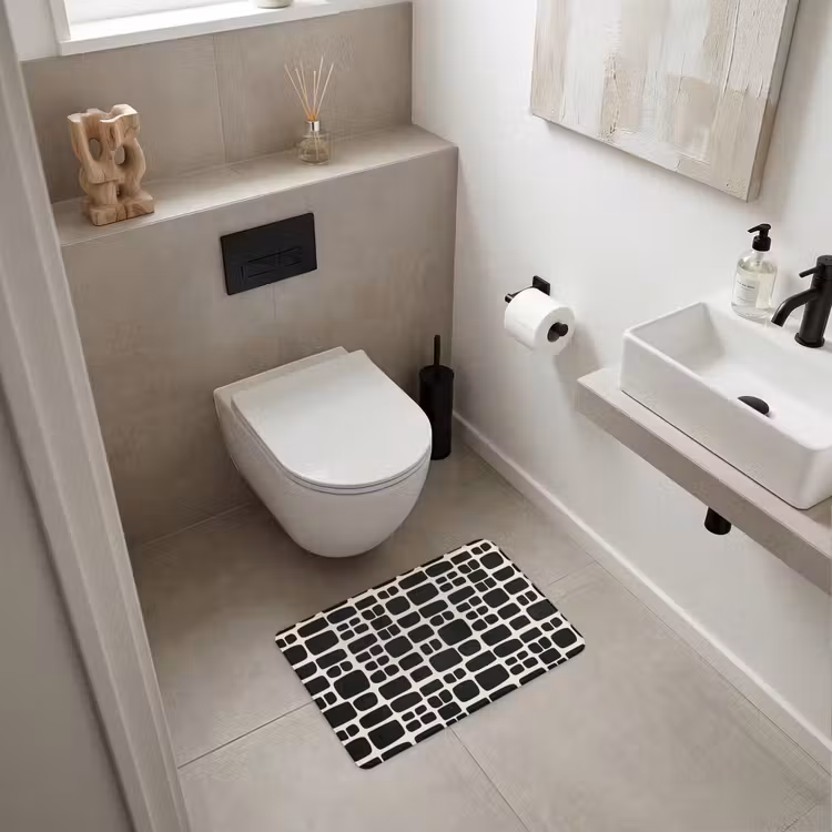 Badematte - Modern - Bio - Schwarz — 6