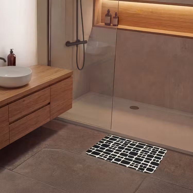 Badematte - Modern - Bio - Schwarz — 8
