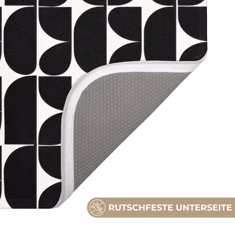 Badematte - Modern - Geometrisch - Schwarz — 3