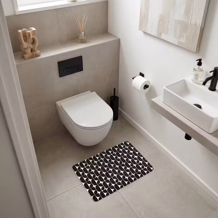 Badematte - Modern - Geometrisch - Schwarz — 6