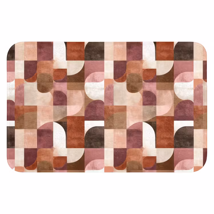 Badematte - Geometrie - Modern - Retro — 1