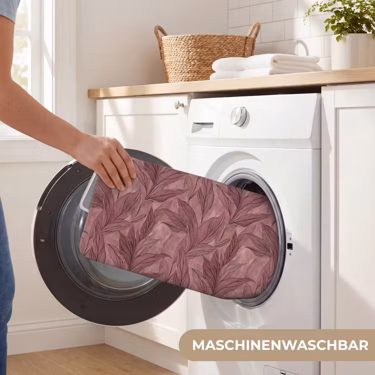 Badematte - Blätter - Muster - Lila — 7