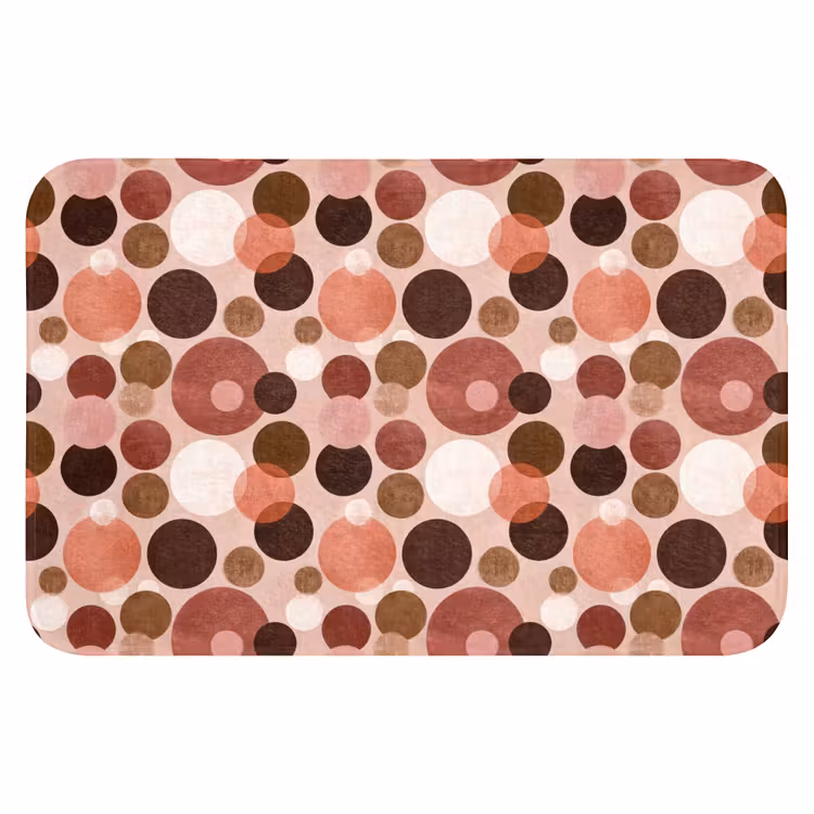Badematte - Kreise - Modern - Farbenfroh — 1
